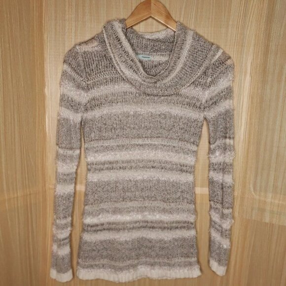 Maurices Cowl Neck Textured Tunic Sweater Medium - Picture 1 of 6